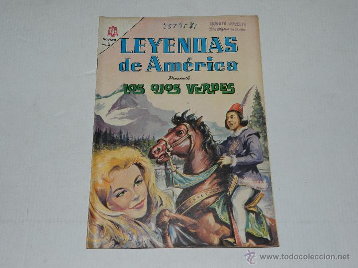 Comics: (M-9) LEYENDAS DE AMERICAS NUM 119 , EDT NOVARO 1966 , SE&Ntilde;ALES DE USO