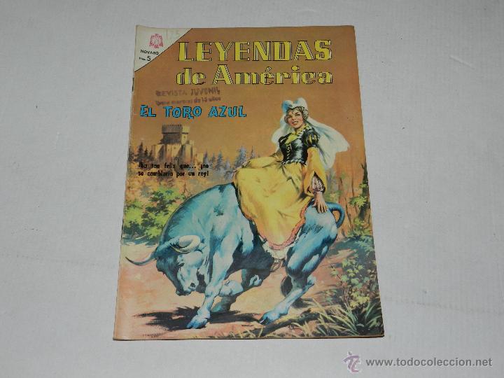 Comics: (M-9) LEYENDAS DE AMERICAS NUM 123 , EDT NOVARO 1966 , SE&Ntilde;ALES DE USO