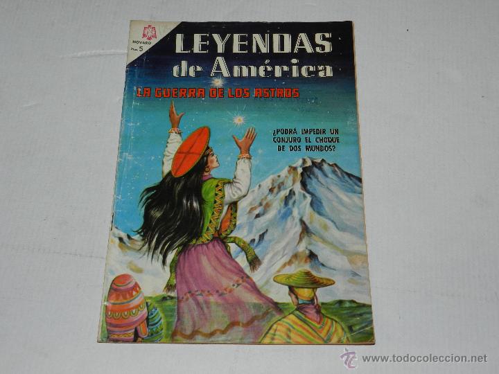 Comics: (M-9) LEYENDAS DE AMERICAS NUM 124 , EDT NOVARO 1966 , SE&Ntilde;ALES DE USO