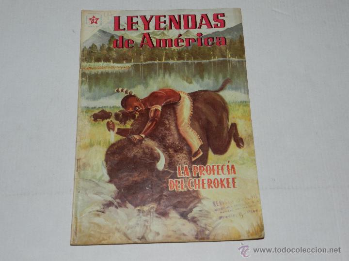 Comics: (M-9) LEYENDAS DE AMERICAS NUM 47 , EDT NOVARO 1960 , SE&Ntilde;ALES DE USO
