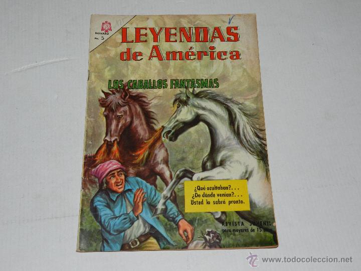 Livros de Banda Desenhada: (M-9) LEYENDAS DE AMERICAS NUM 125 , EDT NOVARO 1966, SE&Ntilde;ALES DE USO