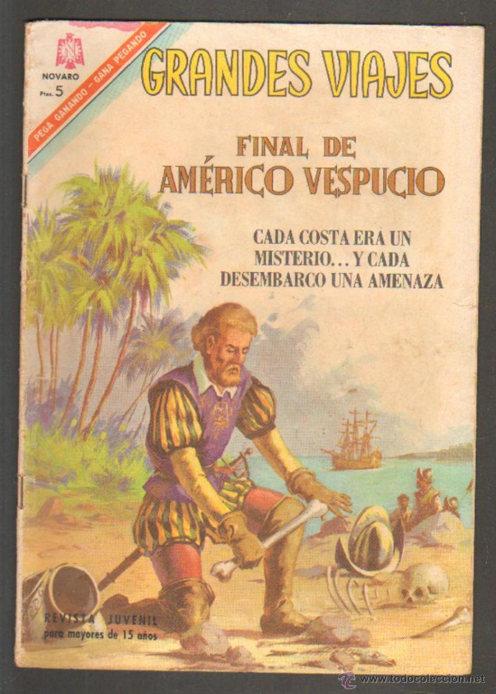 Tebeos: GRANDES VIAJES. FINAL DE AMERICO VESPUCIO. N&ordm;47     A-COMIC-3700