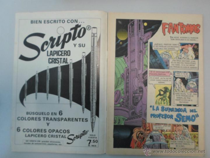 Tebeos: FANTOMAS NOVARO # 125 - A&Ntilde;O 1973. LA SUPERDROGA DEL PROFESOR SEMO. IMPECABLE. - Foto 3