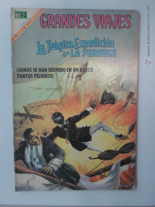 Livros de Banda Desenhada: GRANDES VIAJES NOVARO # 72 -  A&Ntilde;O 1969. LA TRAGICA EXPEDICION DE LA PEROUSE.