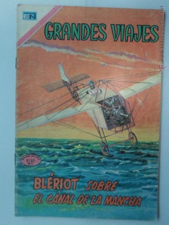 Tebeos: GRANDES VIAJES # 97 - A&Ntilde;O 1971. BLERIOT SOBRE EL CANAL DE LA MANCHA. SERIE AGUILA.