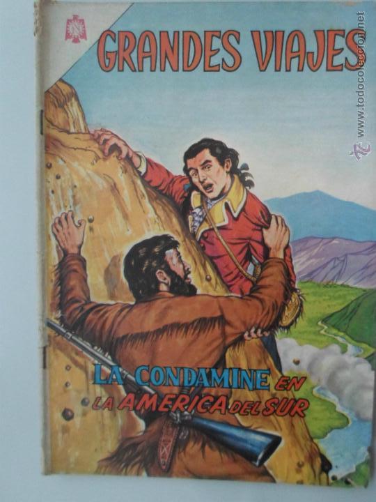 Tebeos: GRANDES VIAJES NOVARO # 21 - A&Ntilde;O 1964. LA CONDAMINE EN LA AMERICA DEL SUR. SERIE AGUILA