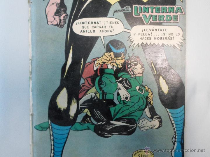 Tebeos: BATMAN LINTERNA VERDE NOVARO # 587 A&Ntilde;O 1971 - Foto 2