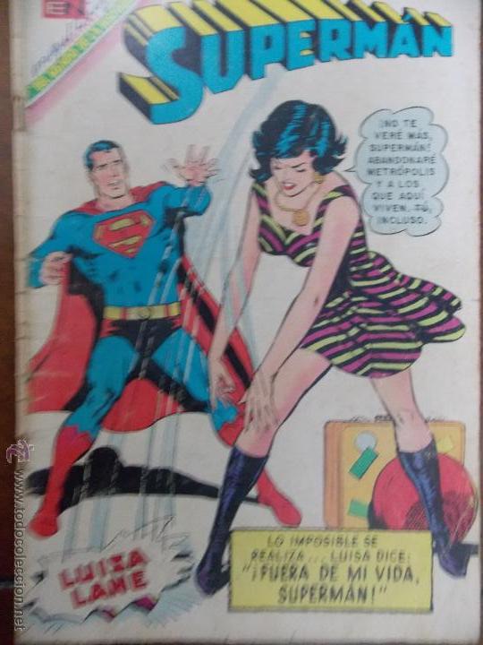 Tebeos: SUPERMAN NOVARO # 704 - A&Ntilde;O 1969. - Foto 1