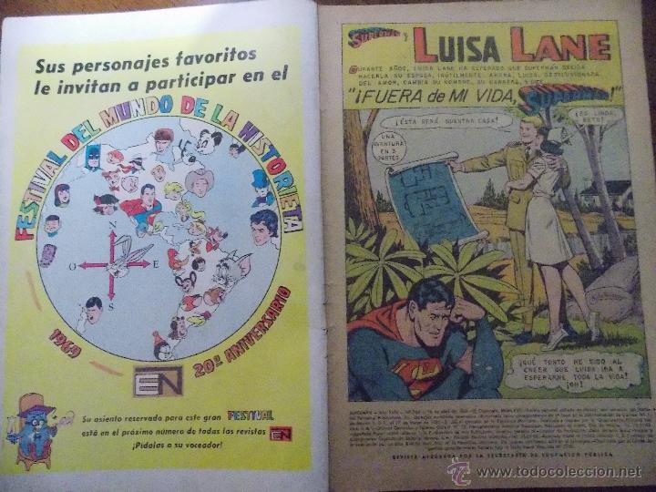 Tebeos: SUPERMAN NOVARO # 704 - A&Ntilde;O 1969. - Foto 3