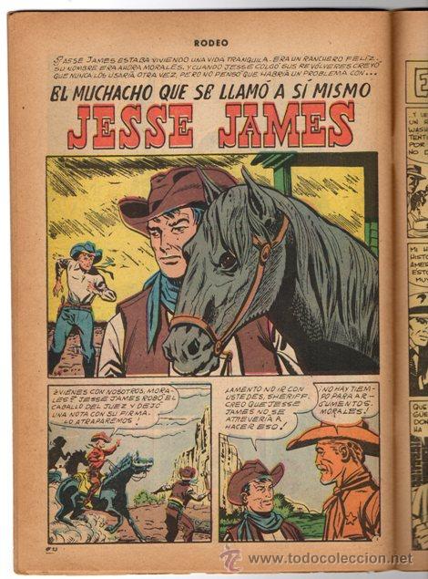 Tebeos: RODEO # 34 LA PRENSA NOVARO 1957 JESSE JAMES BILLY KID GARRA ROJA EXCELENTE ESTADO - Foto 6 - 44263878