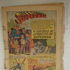 Tebeos: SUPERMAN NOVARO. EL CONCURSO DE JUGUETES DE SUPERMAN. NUMERO 81