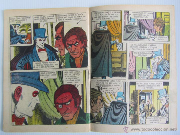 Tebeos: 1981 FANTOMAS LA AMENAZA ELEGANTE 2-535 EL IMPLACABLE COMIC CONSERVADO - Foto 3