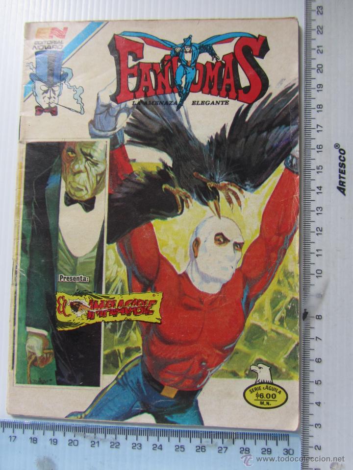 Tebeos: 1981 FANTOMAS LA AMENAZA ELEGANTE 2-535 EL IMPLACABLE COMIC CONSERVADO - Foto 6
