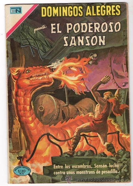 Tebeos: DOMINGOS ALEGRES # 857 NOVARO 1970 EL PODEROSO SANSON MIGHTY SAMSON # 16 EXCELENTE - Foto 1