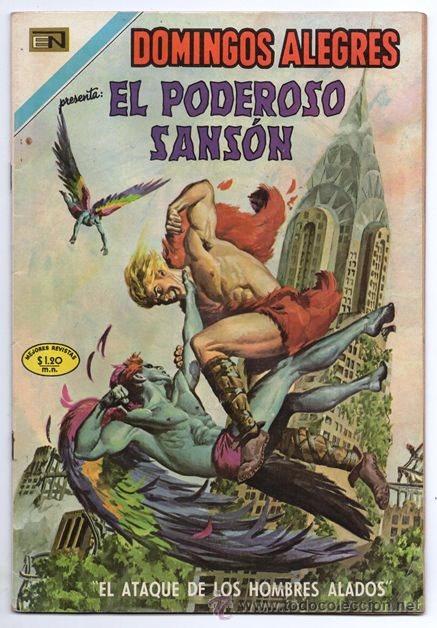 Tebeos: DOMINGOS ALEGRES # 870 NOVARO 1970 EL PODEROSO SANSON MIGHTY SAMSON # 18 EXCELENTE - Foto 1