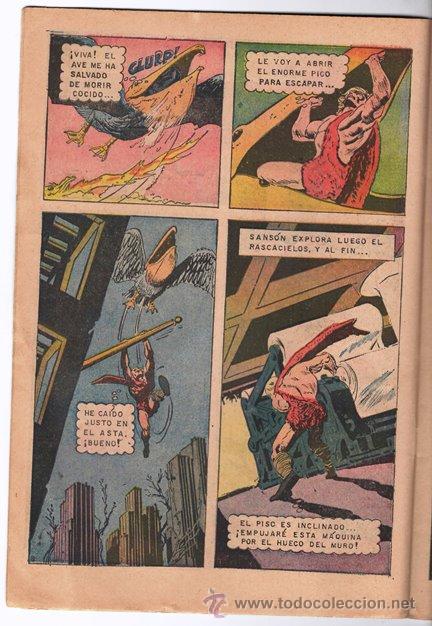 Tebeos: DOMINGOS ALEGRES # 878 NOVARO 1971 EL PODEROSO SANSON MIGHTY SAMSON # 19 BUEN ESTADO - Foto 2