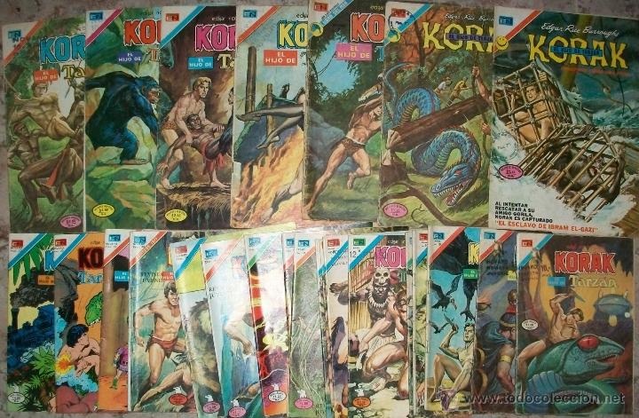 Tebeos: Novaro (Lote de 25 numeros de KORAK) - Foto 1