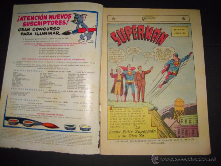Tebeos: SUPERMAN - NUM 417 - 16 OCTUBRE 1963 - Foto 2