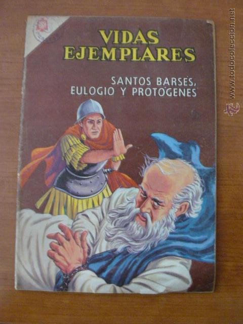 Tebeos: VIDAS EJEMPLARES NOVARO SANTOS BARSES, EULOGIO Y PROTOGENES. - Foto 1