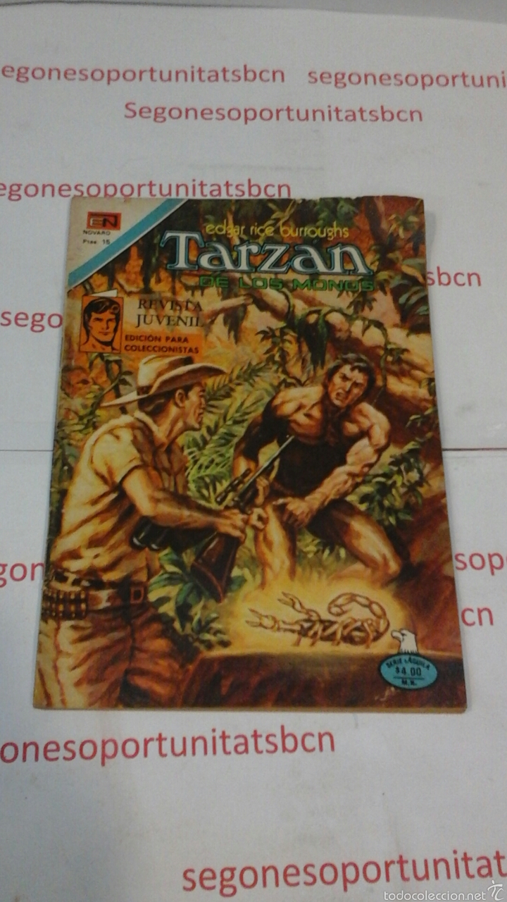 Tebeos: TARZAN DE LOS MONOS - EL ESCORPI&Oacute;N DE ORO - NOVARO - Foto 1