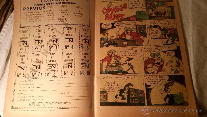 Tebeos: COMIC ORIGINAL EL CONEJO DE LA SUERTE NOVARO - Foto 2
