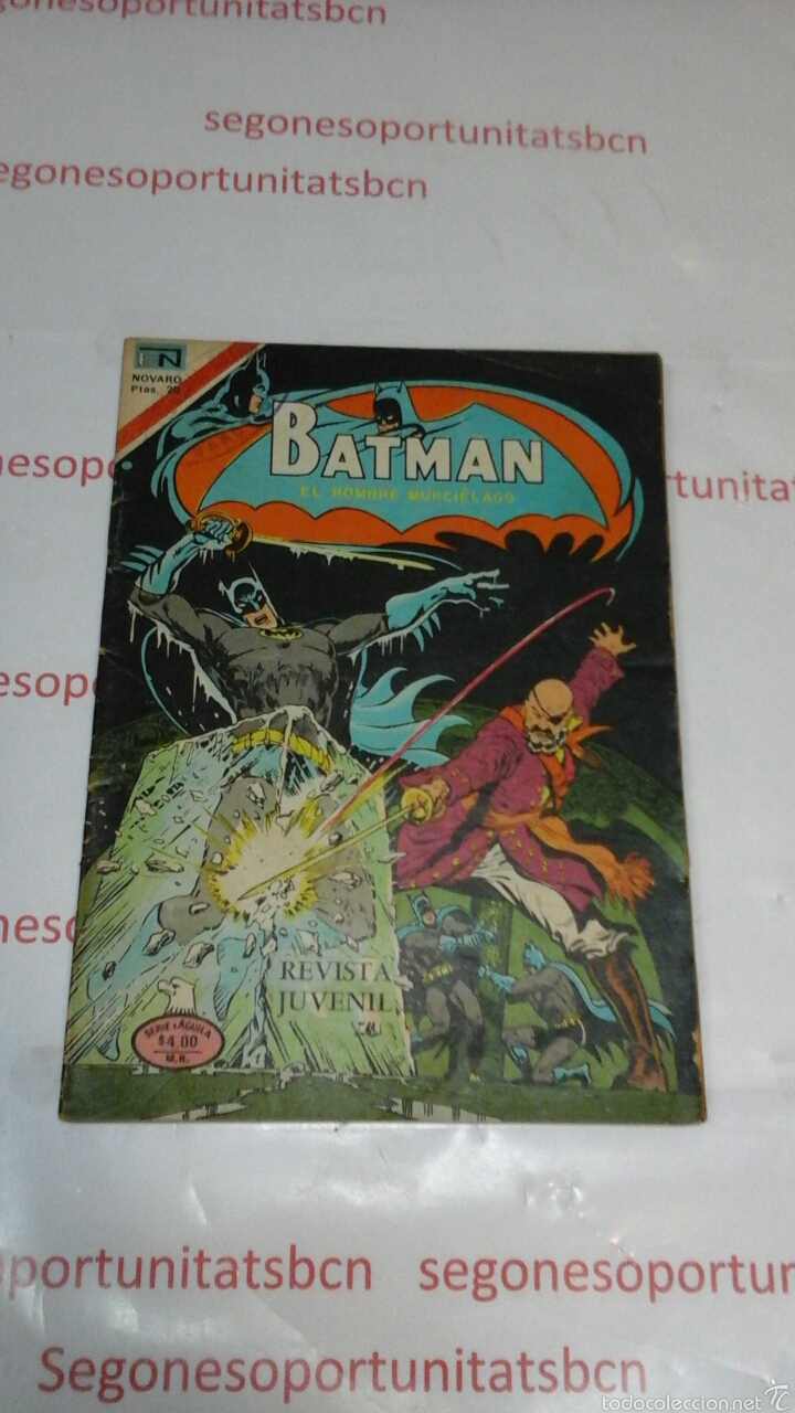 Tebeos: BATMAN - EL HOMBRE MURCI&Eacute;LAGO - NOVARO - Foto 1