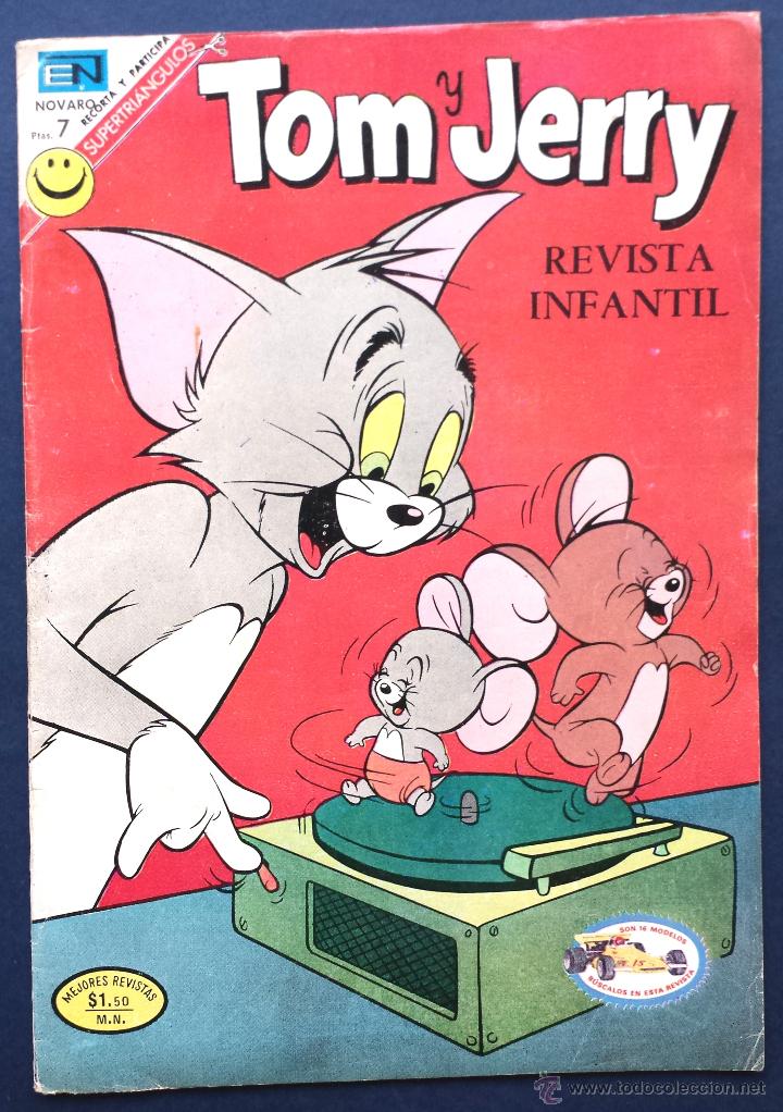 TOM Y JERRY Nº 338 REVISTA INFANTIL EDITORIAL NOVARO 1972 AÑOS 70 (Tebeos y Comics - Novaro - Tom y Jerry)