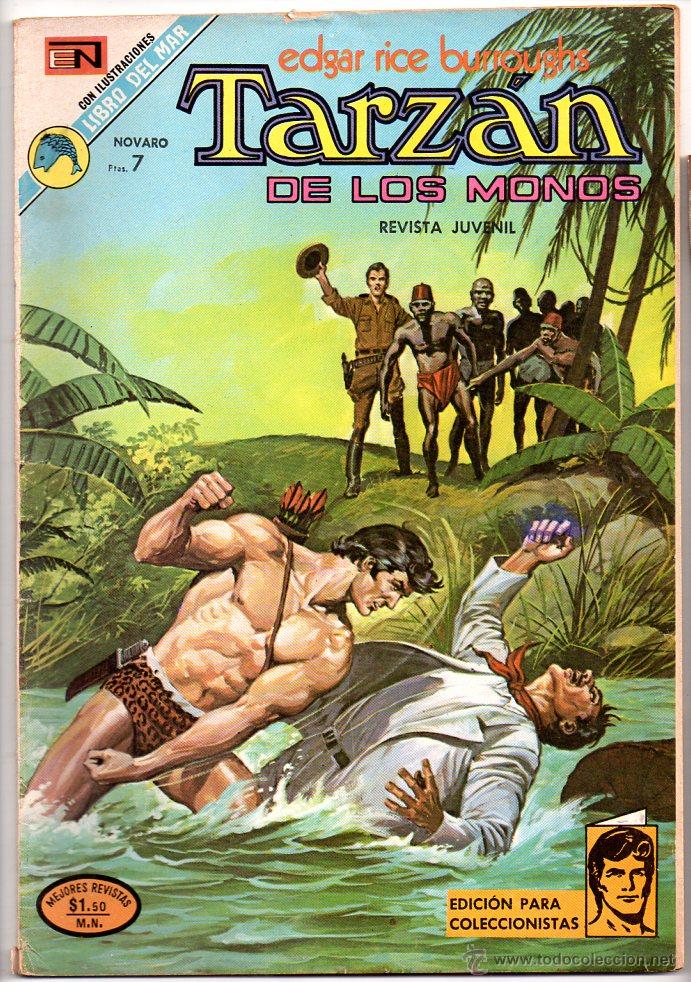 Tebeos: N&ordm; 360 TARZAN DE LOS MONOS. NOVARO . 1973 - Foto 1