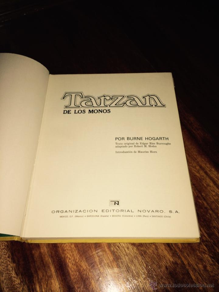 Tebeos: TARZ&Aacute;N DE LOS MONOS - BURNE HOGARTH - NOVARO, 1&ordf; ED. 1972 - Foto 2