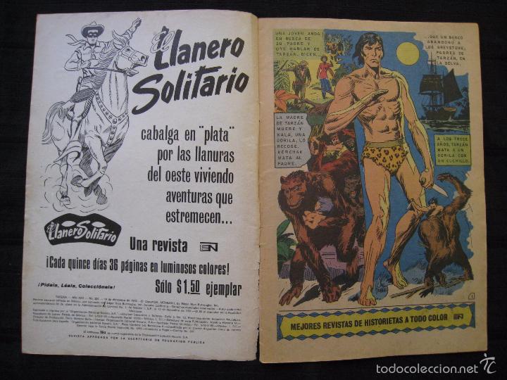 Tebeos: TARZAN DE LOS MONOS - N&ordm; 324 - EDITORIAL NOVARO. - Foto 4