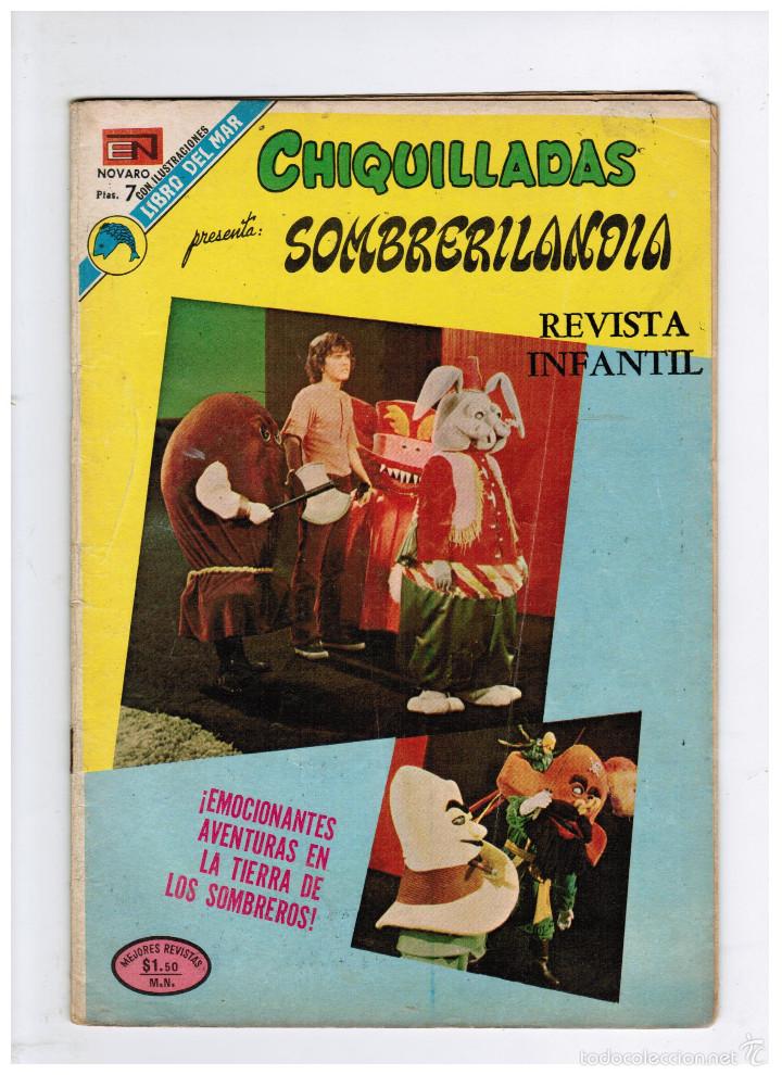 Livros de Banda Desenhada: CHIQUILLADAS PRESENTA SOMBRERILANDIA N&ordm; 365 - 25,5 X 18 CM - NOVARO 1973