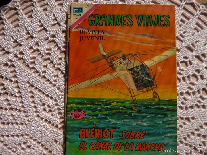 Giornalini: novaro Grandes viajes 97 Bleriot sobre el canal de la Mancha