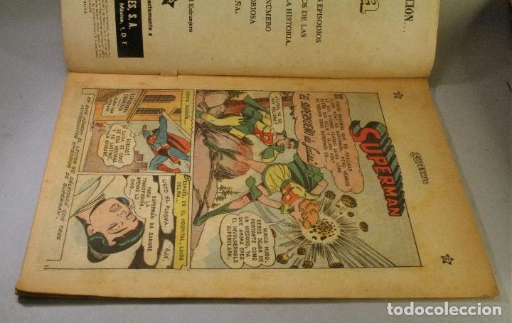 Tebeos: Comic de Superman.  #203 1959. Ed. Novaro. El nuevo poder de Superman. Roces en el lomo. - Foto 2