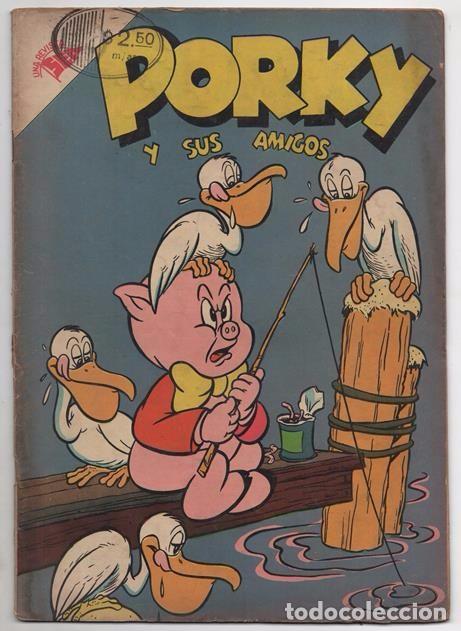 PORKY Y SUS AMIGOS # 54 NOVARO 1956 WARNER BROS MARY JUANA PETUNIA CICERON BUGS BUNNY MUY BUEN ESTAD (Tebeos y Comics - Novaro - Porky)