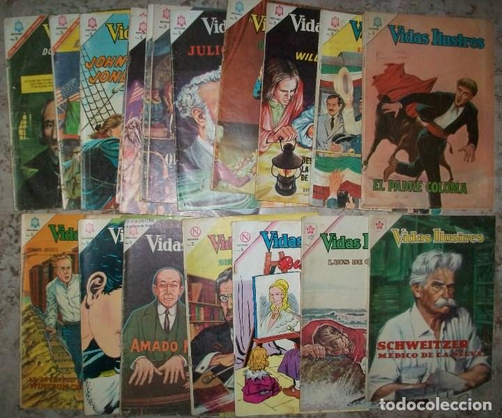Tebeos: Novaro (Vidas ilustres Lote de 20 numeros) - Foto 1