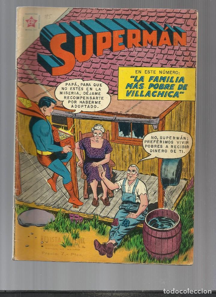 Tebeos: SUPERMAN NOVARO N&ordm; 185 - Foto 1