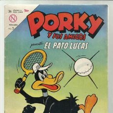 Tebeos: PORKY Y SUS AMIGOS 147: EL PATO LUCAS, 1963, NOVARO, BUEN ESTADO