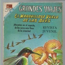 Tebeos: GRANDES VIAJES 68: EL MARAVILLOSO VUELO DE LAS AVES, 1968, NOVARO, BUEN ESTADO. Lote 93070360