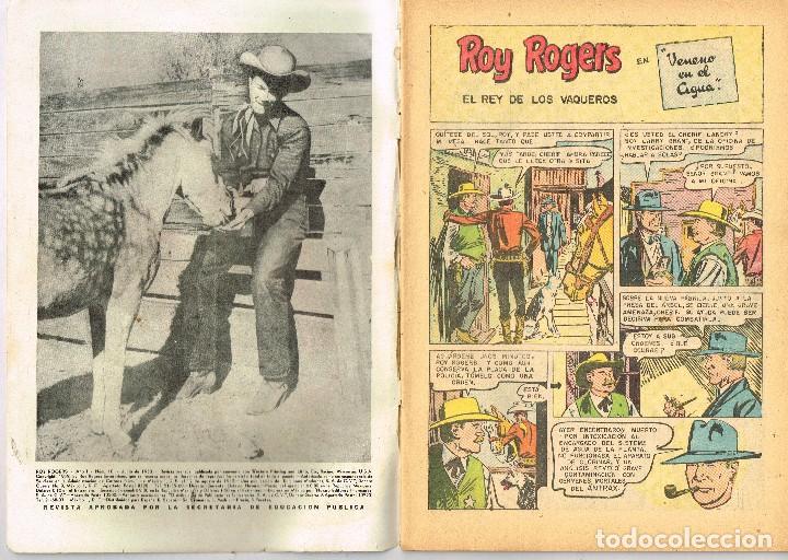 Tebeos: ROY ROGERS 10 1953 COMIC NOVARO - Foto 2