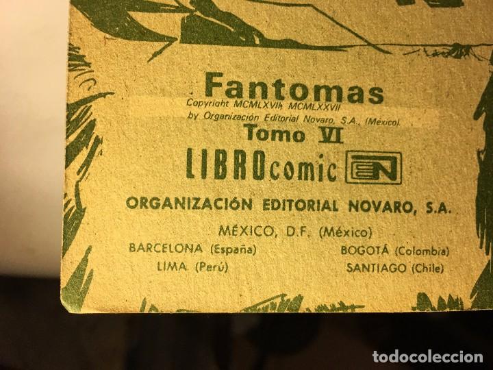 Tebeos: FANTOMAS TOMO 6 VI LIBRO COMIC EDICIONES NOVARO, 1977 - Foto 4