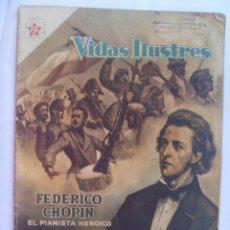 Livros de Banda Desenhada: VIDAS ILUSTRES : FEDERICO CHOPIN , UN PIANISTA HEROICO. Nº 18 , 1957. Lote 101248759