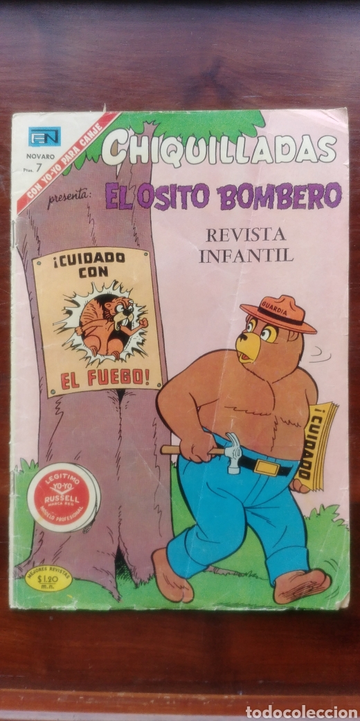 Tebeos: Chiquilladas el osito bombero n 300 16 abril 1971 Novaro