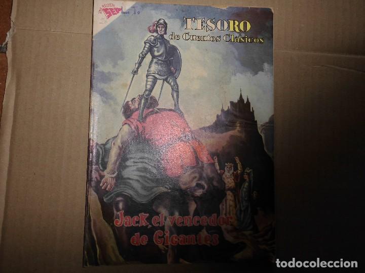 Tebeos: TESORO DE CUENTOS CLASICOS N&ordm; 28 JACK EL VENCEDOR DE GIGANTES NOVARO