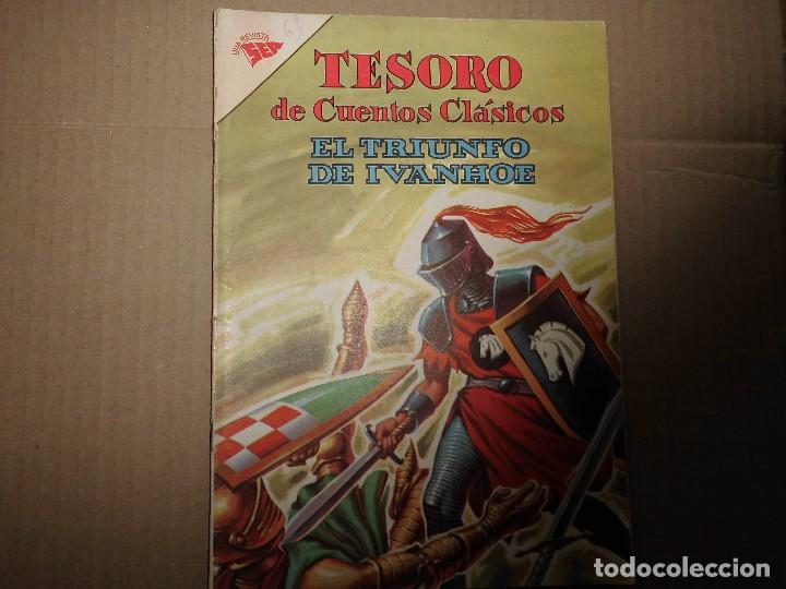 Tebeos: TESORO DE CUENTOS CLASICOS N&ordm; 63 EL TRIUNFO DE IVANHOE NOVARO