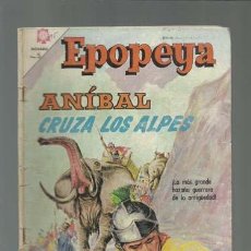 Tebeos: EPOPEYA 95: ANIBAL CRUZA LOS ALPES, 1966, NOVARO, USADO. Lote 121920123