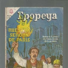 Tebeos: EPOPEYA 96: NUESTRA SEÑORA DE PARIS, 1966, NOVARO. Lote 121920211
