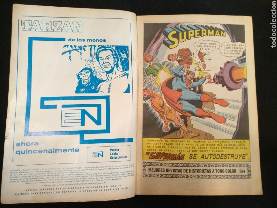 Tebeos: Superman novaro n&deg;830. 1971 - Foto 2