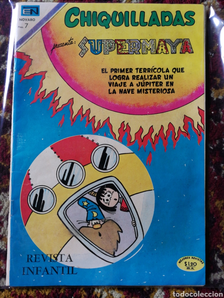 Tebeos: C&Oacute;MIC CHIQUILLADAS, SUPERMAYA- EDITORIAL NOVARO, N&deg;284-1970.