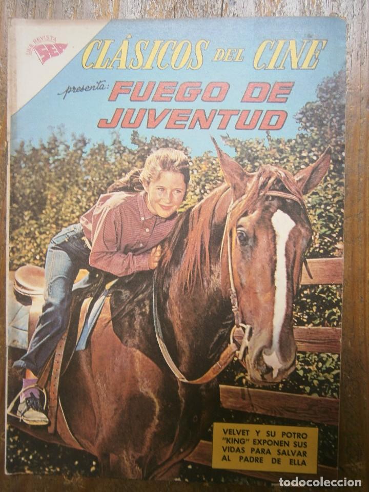 Livros de Banda Desenhada: CLASICOS DEL CINE # 68 FUEGO DE JUVENTUD SEA NOVARO MEXICO 1962