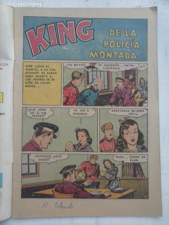 Tebeos: AVENTURA - KING DE LA POLICÍA MONTADA Nº 347 - NOVARO 1964 - Foto 3 - 133349082